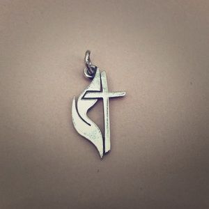 James Avery Small Methodist Cross Charm